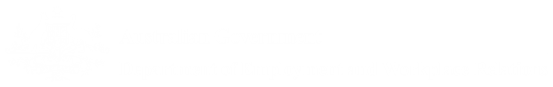 Australian Department of Employment and Workplace Relations Government logo